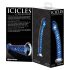 Icicles Νο. 29 - Σπειροειδής, γυάλινος δονητής πέους (μπλε)