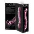 Icicles No. 55 - Διπλής όψης, γυάλινος δονητής G-σημείου (ροζ)