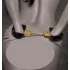 Pipedream Fetish Fantasy Gold - χειροπέδες με γούνα - μαύρο - sex παιχνίδι