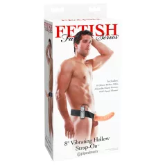   Pipedream - Fetish Strap-On 8 - ζώνη-στράπον με κοίλο δονητή (σε φυσικό χρώμα)