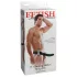 Pipedream Fetish Strap-On 8 - ζώνη-στράπ ον με κοίλο δονητή (μαύρο)