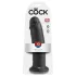 King Cock - ομοίωμα πέους με βεντούζα 25cm - μαύρο