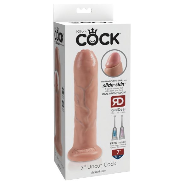 King Cock 7 - ρεαλιστικός δονητής (18cm) - φυσικό