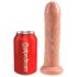 King Cock 7 - ρεαλιστικός δονητής (18cm) - φυσικό