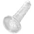 Clear Power 6 - δονητής με βεντούζα (15cm)