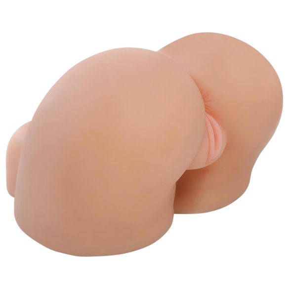 Fuck Me Silly Petite - ανδρικό ομοίωμα κόλπου και πρωκτού - φυσικό χρώμα