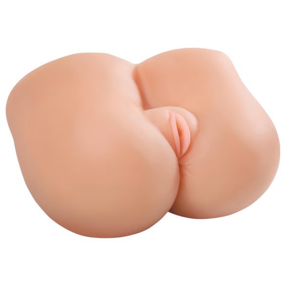 Fuck Me Silly Petite - ανδρικό ομοίωμα κόλπου και πρωκτού - φυσικό χρώμα