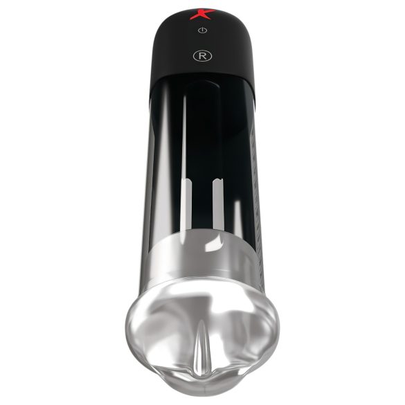 PDX Blowjob - αντλία πέους αυτόματη με χείλη - μαύρο