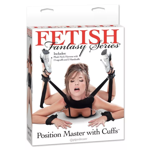 Pipedream - Fetish Position Master - Σετ πρόσδεσης BDSM (μαύρο)
