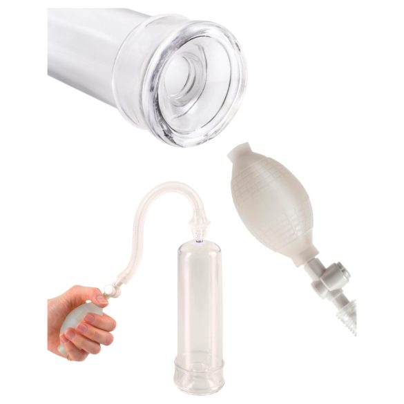 Pump Worx - αντλία πέους αρχαρίων - διάφανη