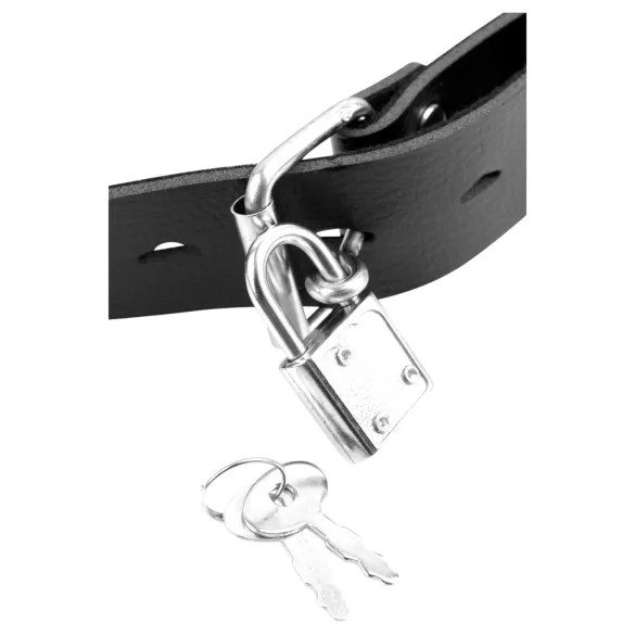 Fetish Fantasy - σφιγκτήρας στόματος με δονητή - μαύρο