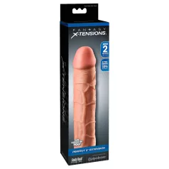   Pipedream - X-TENSION Perfect 2 - ρεαλιστικό κάλυμμα πέους (20,3 cm, φυσικό)