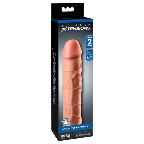 X-TENSION Perfect 2 - Ρεαλιστική Επέκταση Πέους (20,3cm) - Φυσικό