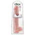 King Cock 15 - δονητής με όρχεις και βεντούζα (38 cm, φυσικό χρώμα)