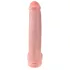 King Cock 15 - δονητής με όρχεις και βεντούζα (38 cm, φυσικό χρώμα)