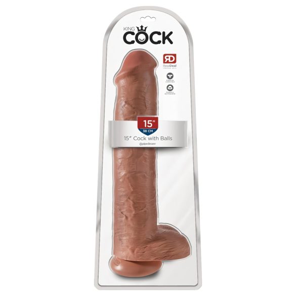 Βασιλιάς Cock 15 - γιγάντιο ομοίωμα (38cm) - σκούρο φυσικό