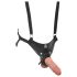 Βασιλικό Strap-on King Cock 10 - Κοίλο Δονητικό Σύστημα 25εκ.