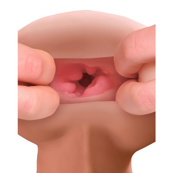 PDX - ομοίωμα γλουτών και επέκταση πέους 2 σε 1 - φυσικό χρώμα