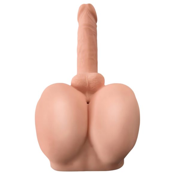 PDX Dirty Talk - ρεαλιστικός ανδρικός κορμός με dildo - φυσικό χρώμα