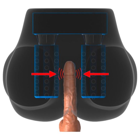 PDX Elite Milk Me Silly - δονητικό τορσό αυνανιστής (φυσικό)