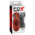 PDX Double Stroker - 2σε1 Ρεαλιστικός Μαστιγοφόρος (Κάστανο)
