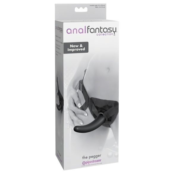 Analfantasy The Pegger - Προσαρμοζόμενος Δονητής (Μαύρο)