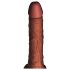 King Cock Plus 7,5 - Καφέ Δονητής Με Όρχεις