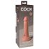 King Cock Elite 6 - ρεαλιστικό ομοίωμα με βεντούζα (15cm) - φυσικό