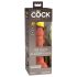 King Cock Elite 6 - ρεαλιστικό ομοίωμα με βεντούζα (15cm) - σκούρο