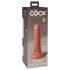 King Cock Elite 6 - ρεαλιστικό ομοίωμα με βεντούζα (15cm) - σκούρο