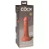 King Cock Elite 6 - ρεαλιστικό δονητής με βεντούζα 15cm - σκούρο