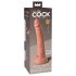 King Cock Elite 7 - ρεαλιστικό δονητής με βεντούζα (18cm) - φυσικό