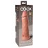 King Cock Elite 8 - ρεαλιστικό δονητής με βεντούζα (20εκ) - φυσικό