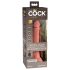 King Cock Elite 7 - Ραδιοελεγχόμενος Δονητής με Βεντούζα 18cm - Φυσικό