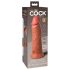 King Cock Elite 8 - ρεαλιστικός δονητής 20cm (σκούρο φυσικό)