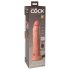 King Cock Elite 9 - Δονητής με βεντούζα 23cm - Φυσικό χρώμα