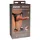 King Cock Elite Comfy - strap-on δονητής με ζώνη - σκούρο φυσικό χρώμα