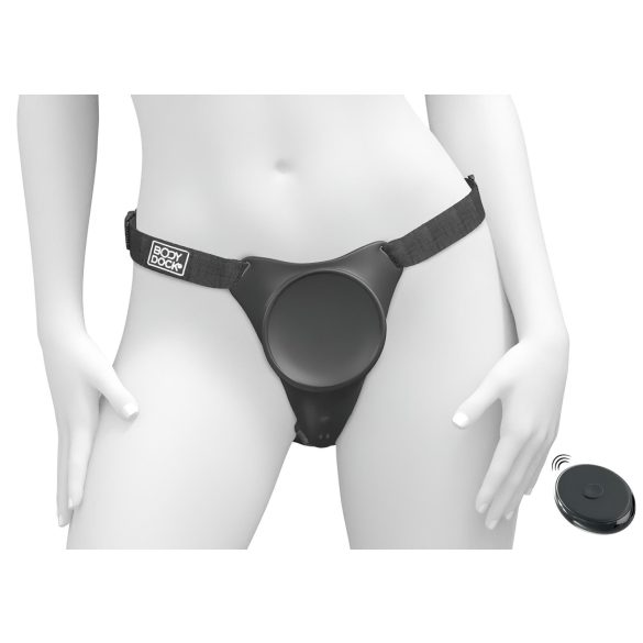 Body Dock G-Point Pro Ραδιοελεγχόμενο Strap-on (μαύρο)
