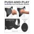 Body Dock G-Point Pro Ραδιοελεγχόμενο Strap-on (μαύρο)