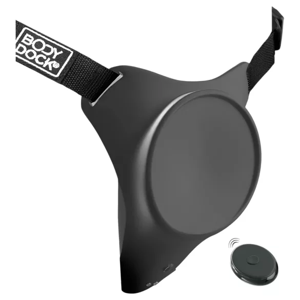 Body Dock - σετ με δονητή G-σημείου και Silexd 7 strap-on - σιλικόνη