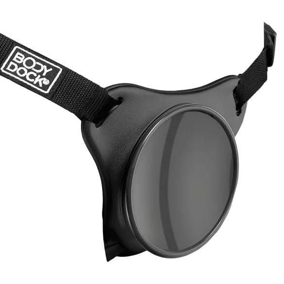 Body Dock OG - ζώνη για δονητή με βεντούζα (μαύρο)