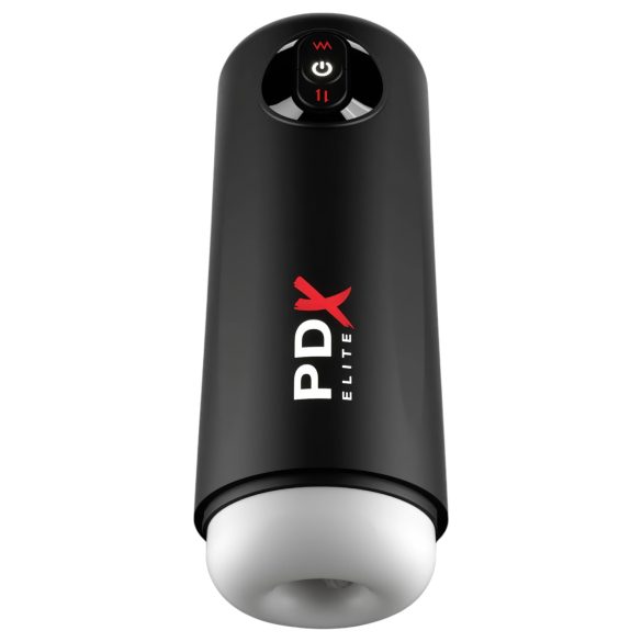PDX Elite Moto Milker - δονητικό μαύρο μαστουρμπάτορας