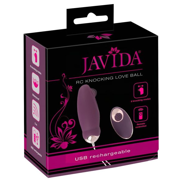 Javida - ραδιοφωνικό, παλλόμενο αυγό δόνησης (μοβ)