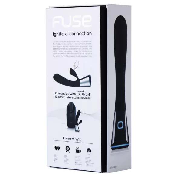Fleshlight OhMiBod Kiiroo - δονητής με κλειτοριδικό βραχίονα, με έλεγχο μέσω εφαρμογής (μαύρο)