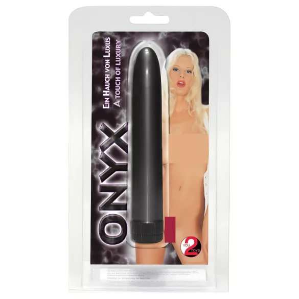 You2Toys - δονητής Onyx - ισχυρή δόνηση - μαύρο