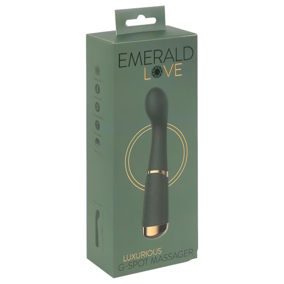 Emerald Love - Επαναφορτιζόμενος, Αδιάβροχος Δονητής G-Spot (Πράσινος)