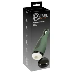   Rebel - ανδρικό masturbator - διπλή λειτουργία, δόνηση & αναρρόφηση