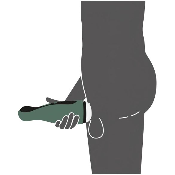 Rebel - ανδρικό masturbator - διπλή λειτουργία, δόνηση & αναρρόφηση