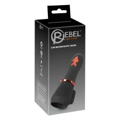  Rebel - δονητής πέους με 2 μοτέρ - επαναφορτιζόμενος - μαύρος