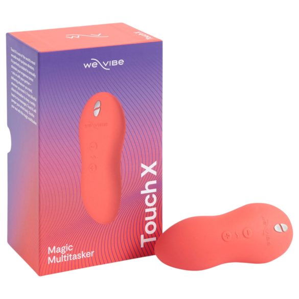 We-Vibe Touch X - αδιάβροχος δονητής κλειτορίδας με επαναφορτιζόμενη μπαταρία (κοραλλί)